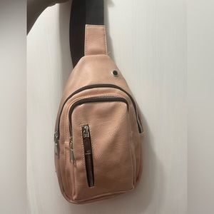 Pink shoulder bag